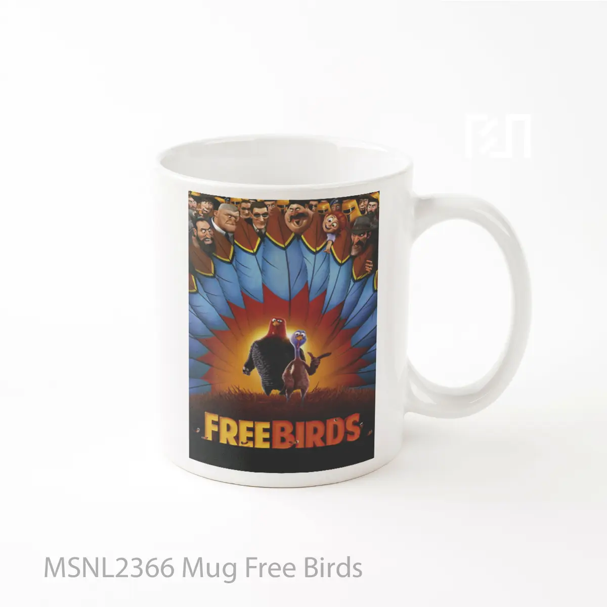 Mug Free Birds Gelas Keramik Tema Film MSNL2366