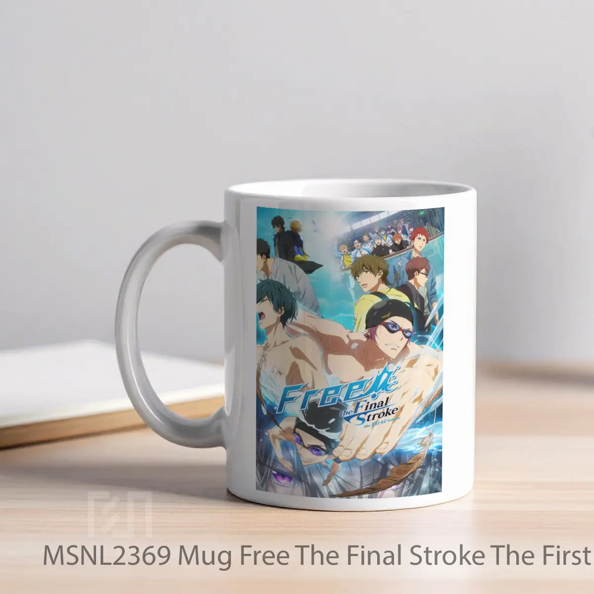 Mug Free The Final Stroke The First Volume Gelas Keramik Tema Film MSNL2369 - Tampak Kiri