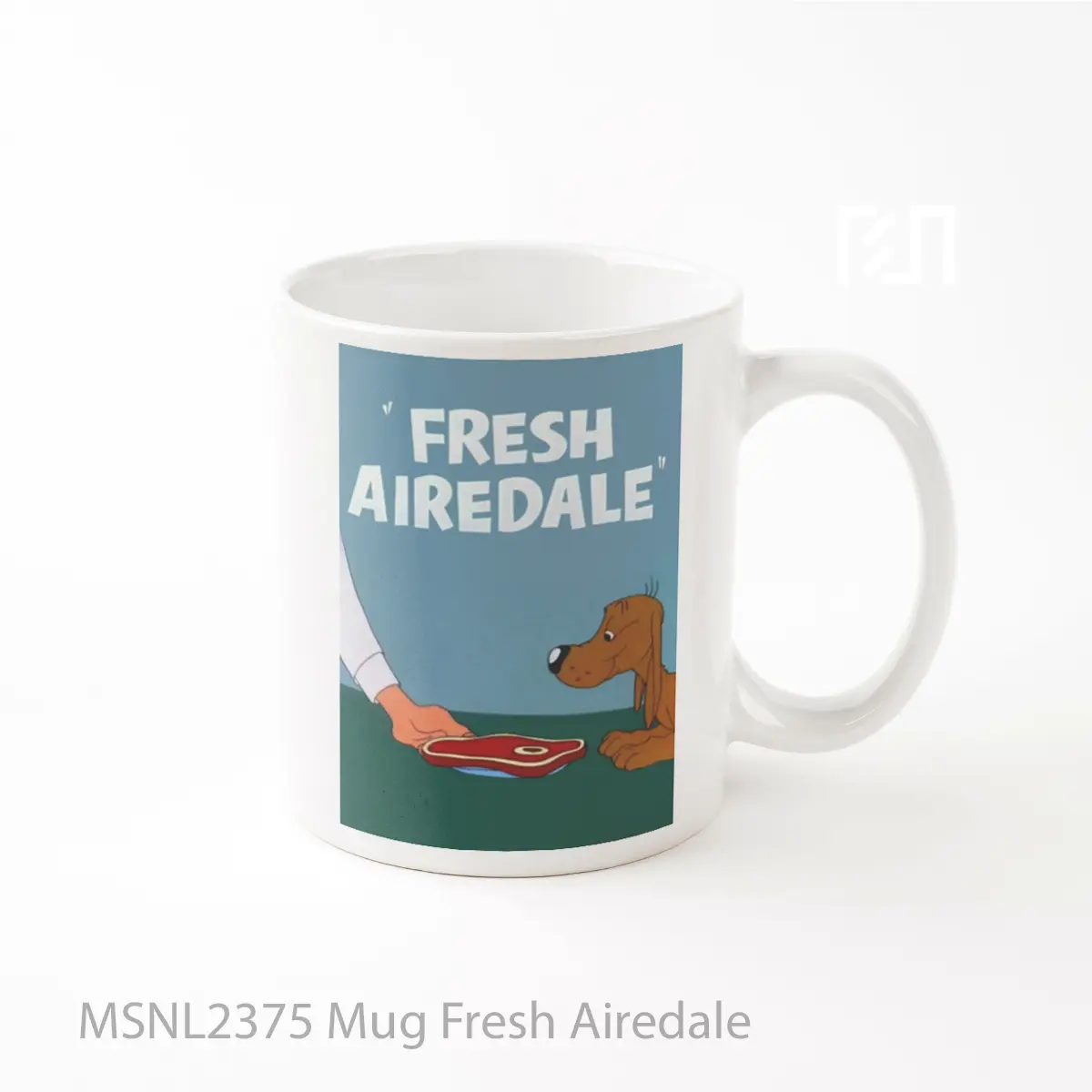 Mug Fresh Airedale Gelas Keramik Tema Film MSNL2375