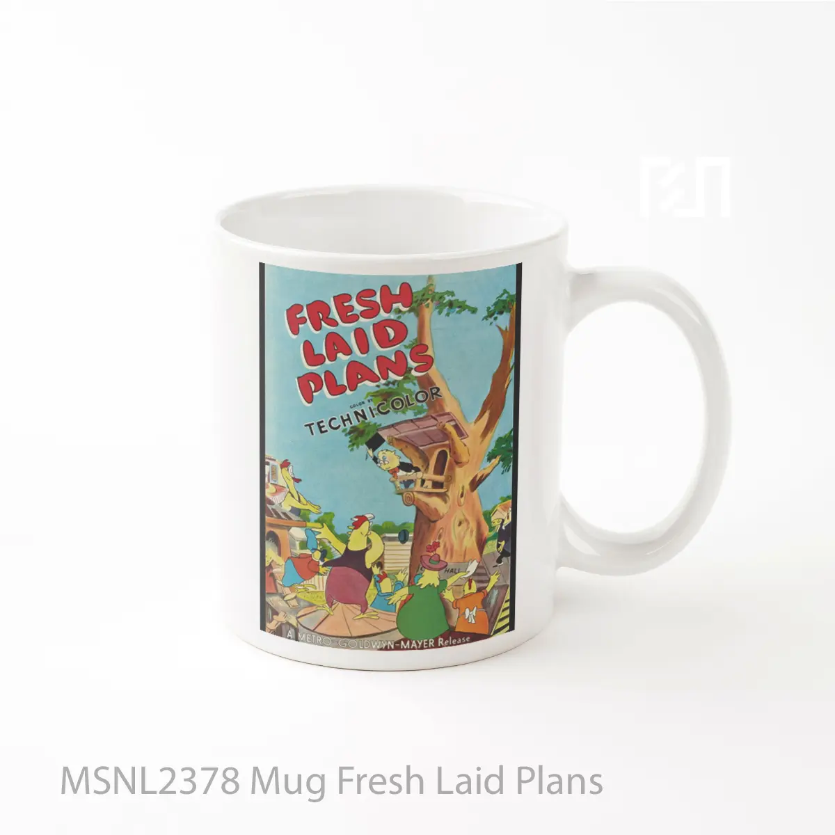 Mug Fresh Laid Plans Gelas Keramik Tema Film MSNL2378