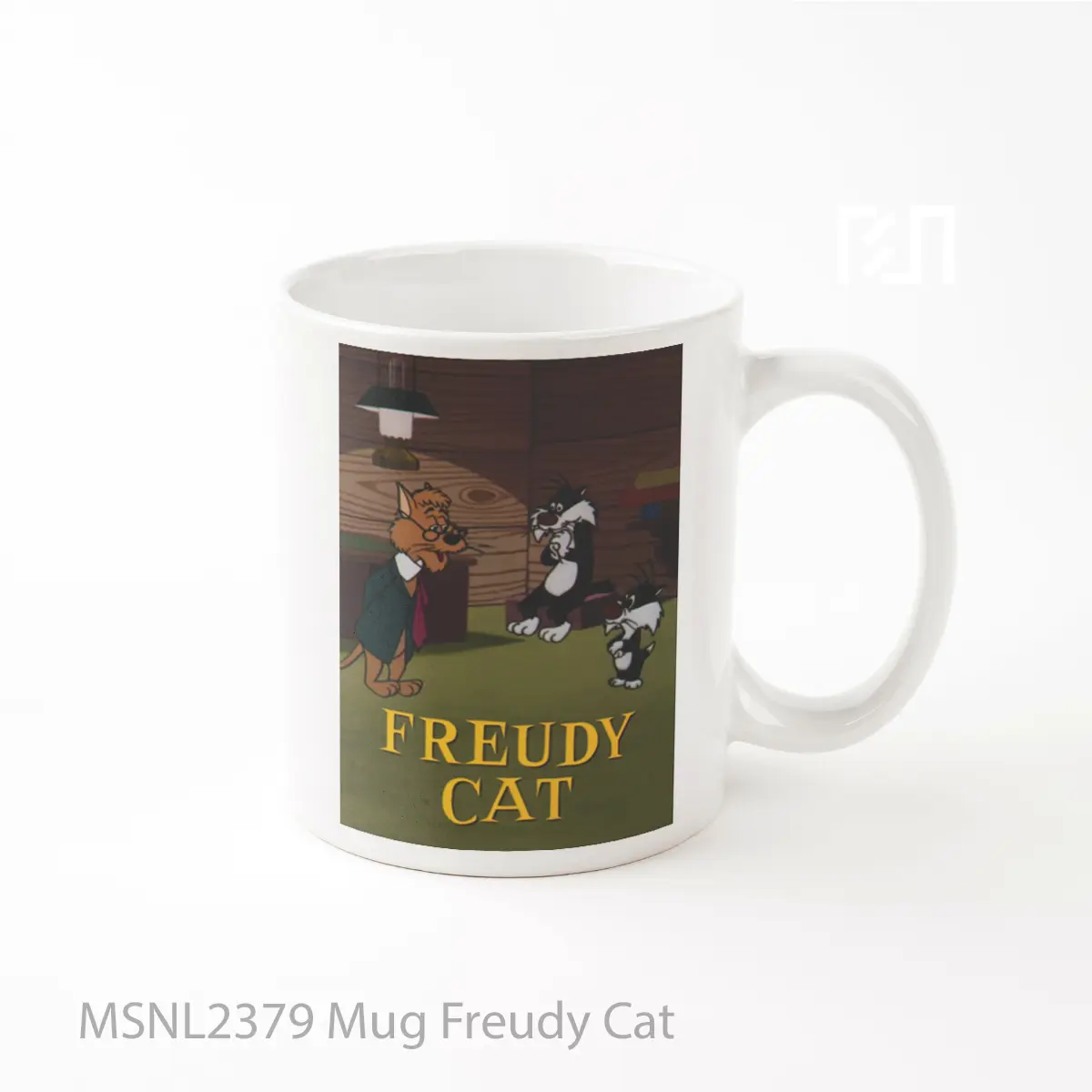 Mug Freudy Cat Gelas Keramik Tema Film MSNL2379