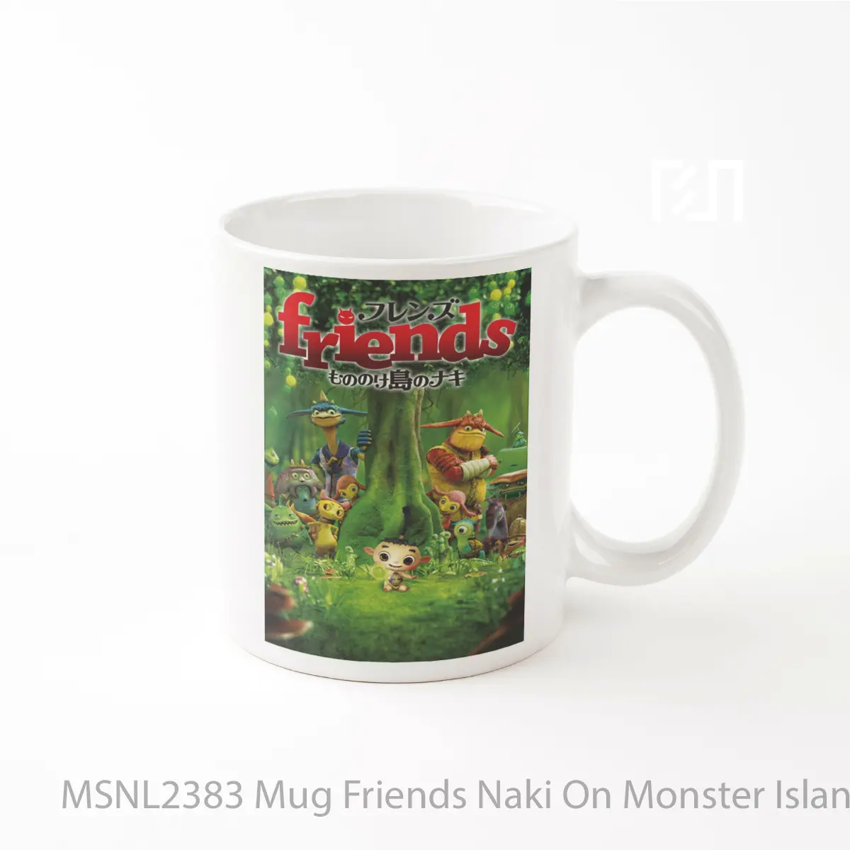 Mug Friends Naki On Monster Island Gelas Keramik Tema Film MSNL2383
