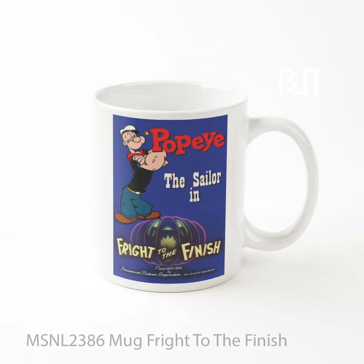 Mug Fright To The Finish Gelas Keramik Tema Film MSNL2386