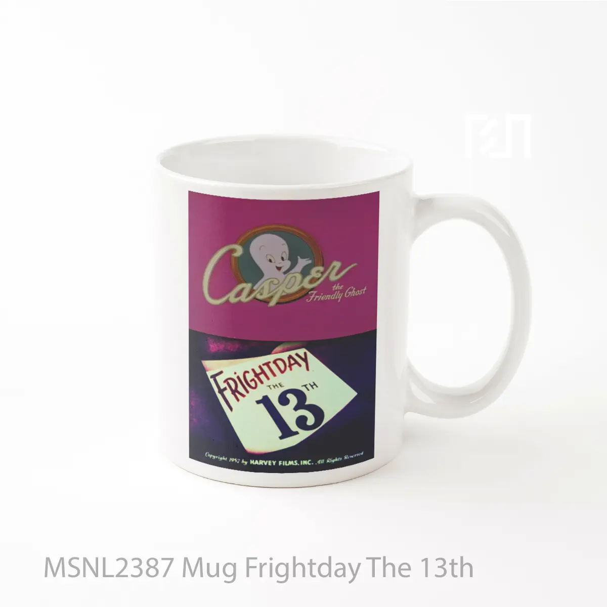 Mug Frightday The 13th Gelas Keramik Tema Film MSNL2387