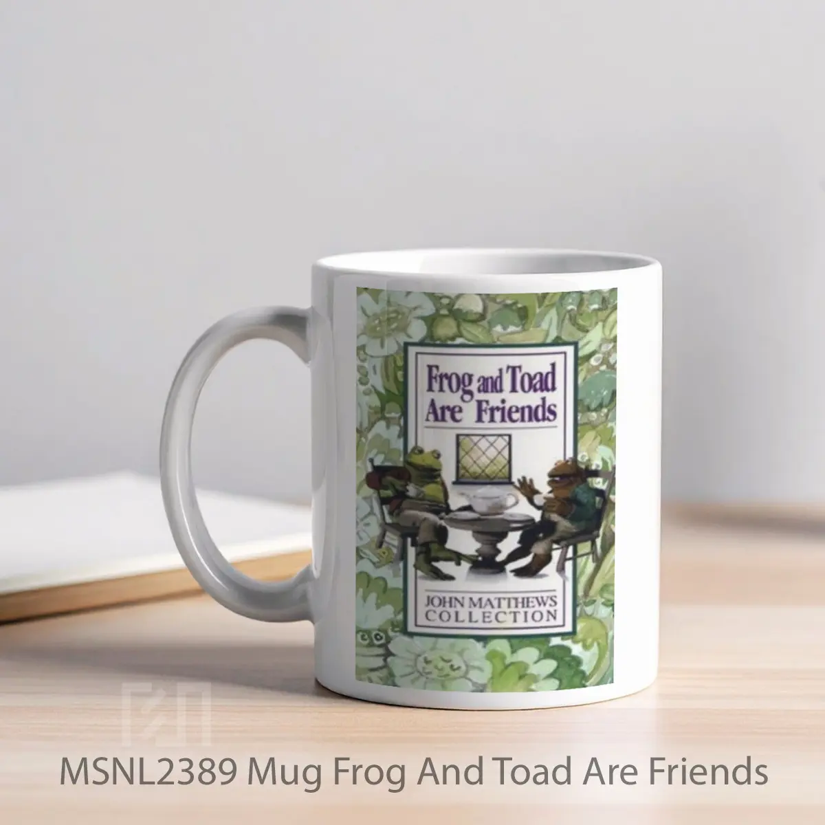 Mug Frog And Toad Are Friends Gelas Keramik Tema Film MSNL2389 - Tampak Kiri