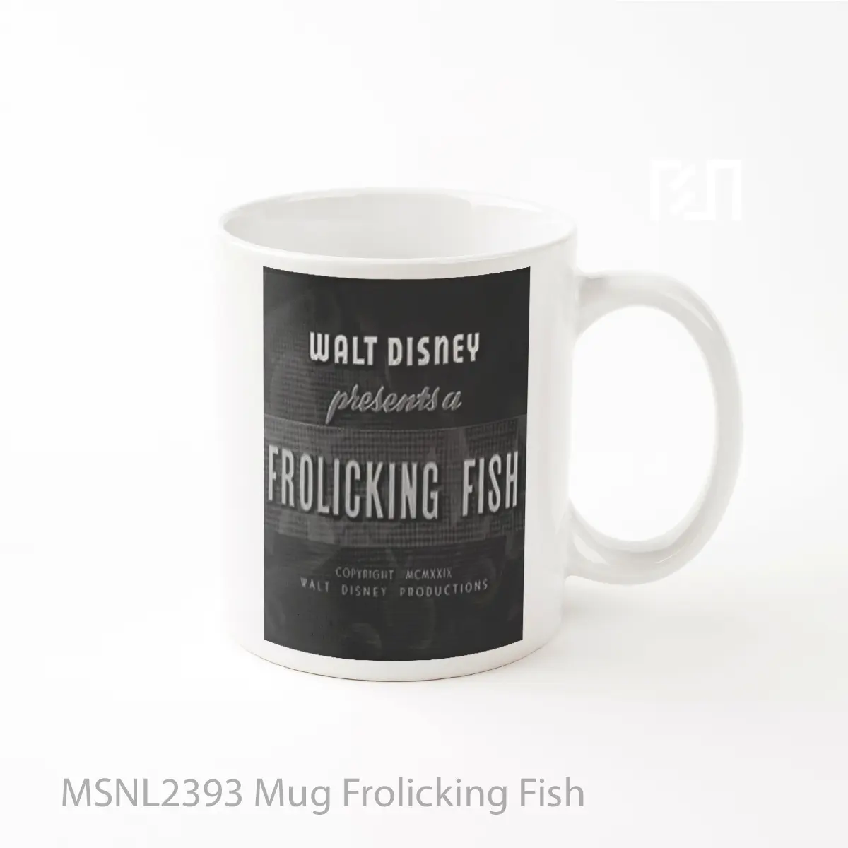 Mug Frolicking Fish Gelas Keramik Tema Film MSNL2393