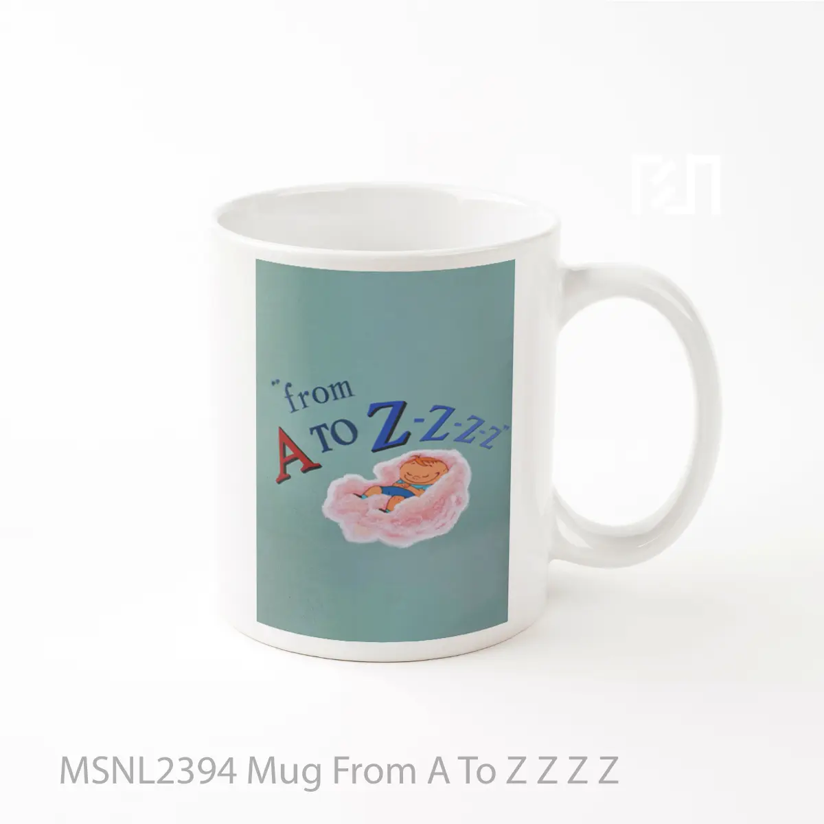 Mug From A To Z Z Z Z Gelas Keramik Tema Film MSNL2394