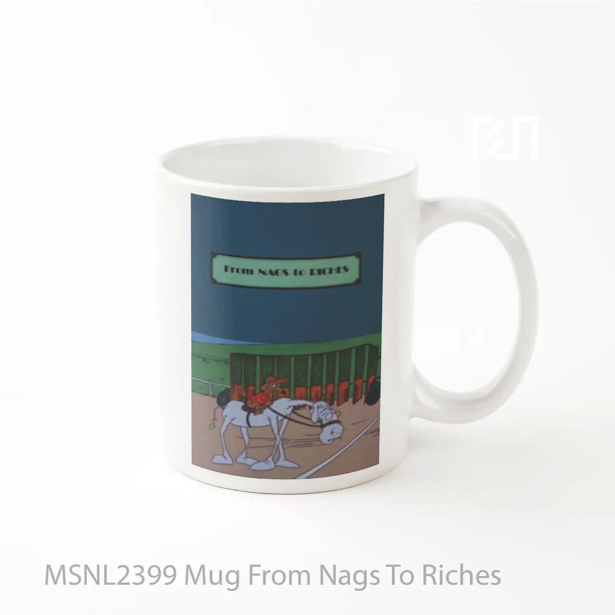 Mug From Nags To Riches Gelas Keramik Tema Film MSNL2399