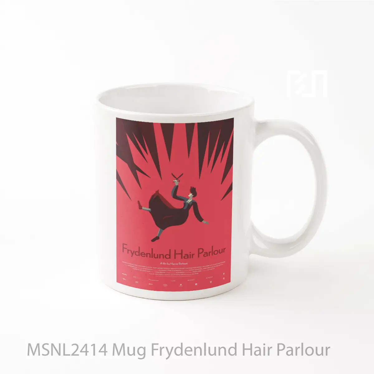 Mug Frydenlund Hair Parlour Gelas Keramik Tema Film MSNL2414