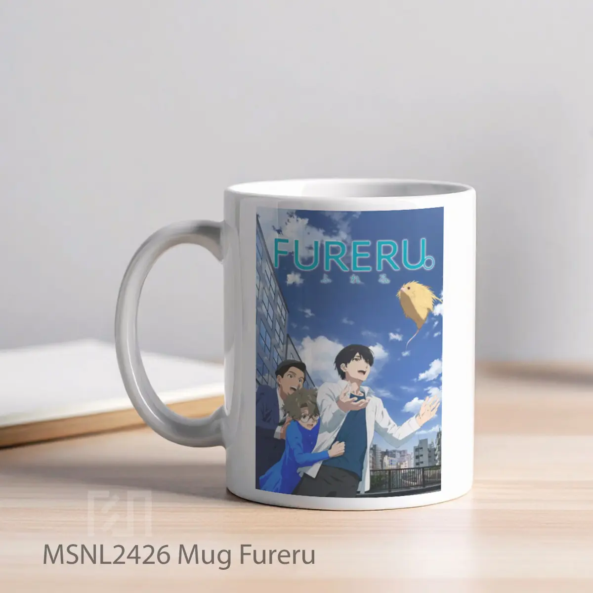 Mug Fureru Gelas Keramik Tema Film MSNL2426 - Tampak Kiri