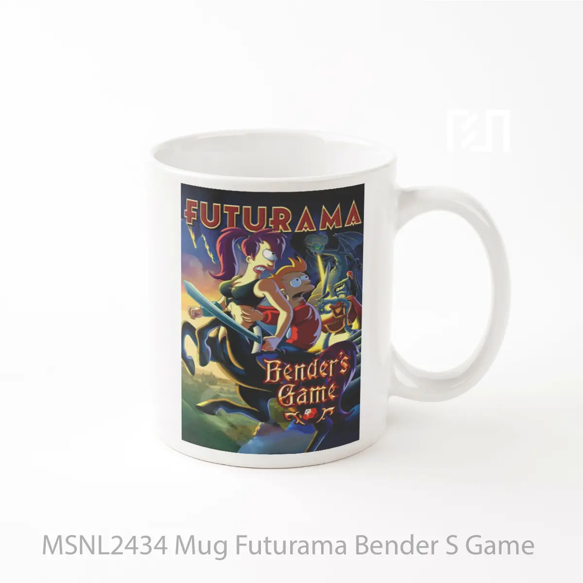 Mug Futurama Bender S Game Gelas Keramik Tema Film MSNL2434