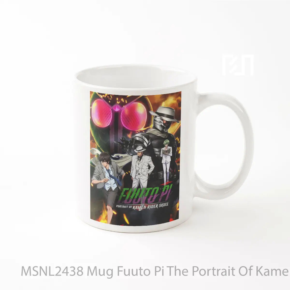 Mug Fuuto Pi The Portrait Of Kamen Rider Skull Gelas Keramik Tema Film MSNL2438