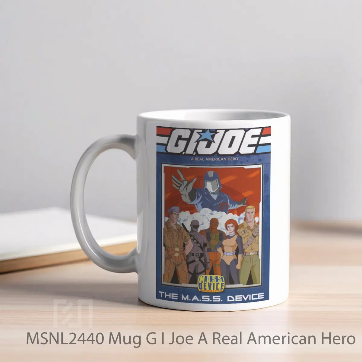 Mug G I Joe A Real American Hero Gelas Keramik Tema Film MSNL2440 - Tampak Kiri