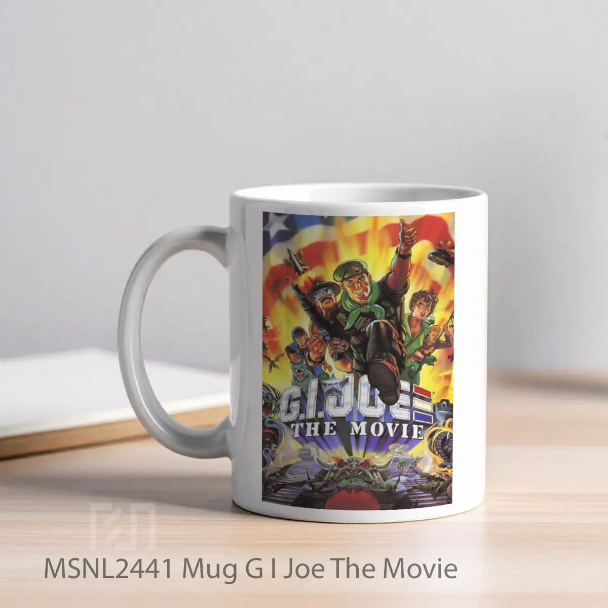 Mug G I Joe The Movie Gelas Keramik Tema Film MSNL2441 - Tampak Kiri