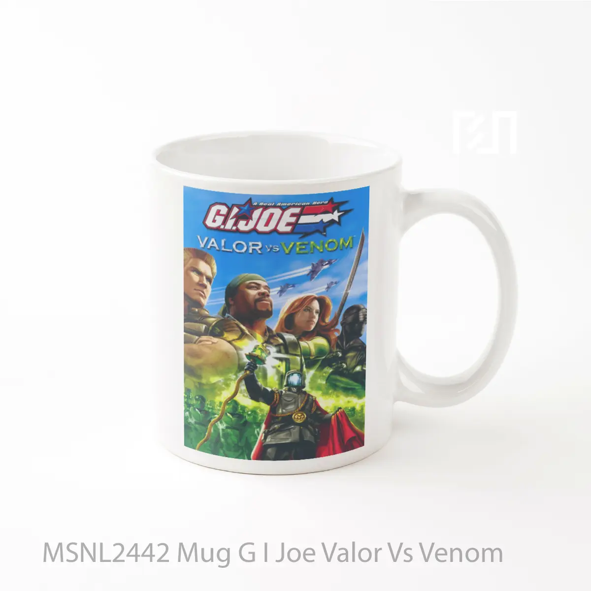 Mug G I Joe Valor Vs Venom Gelas Keramik Tema Film MSNL2442