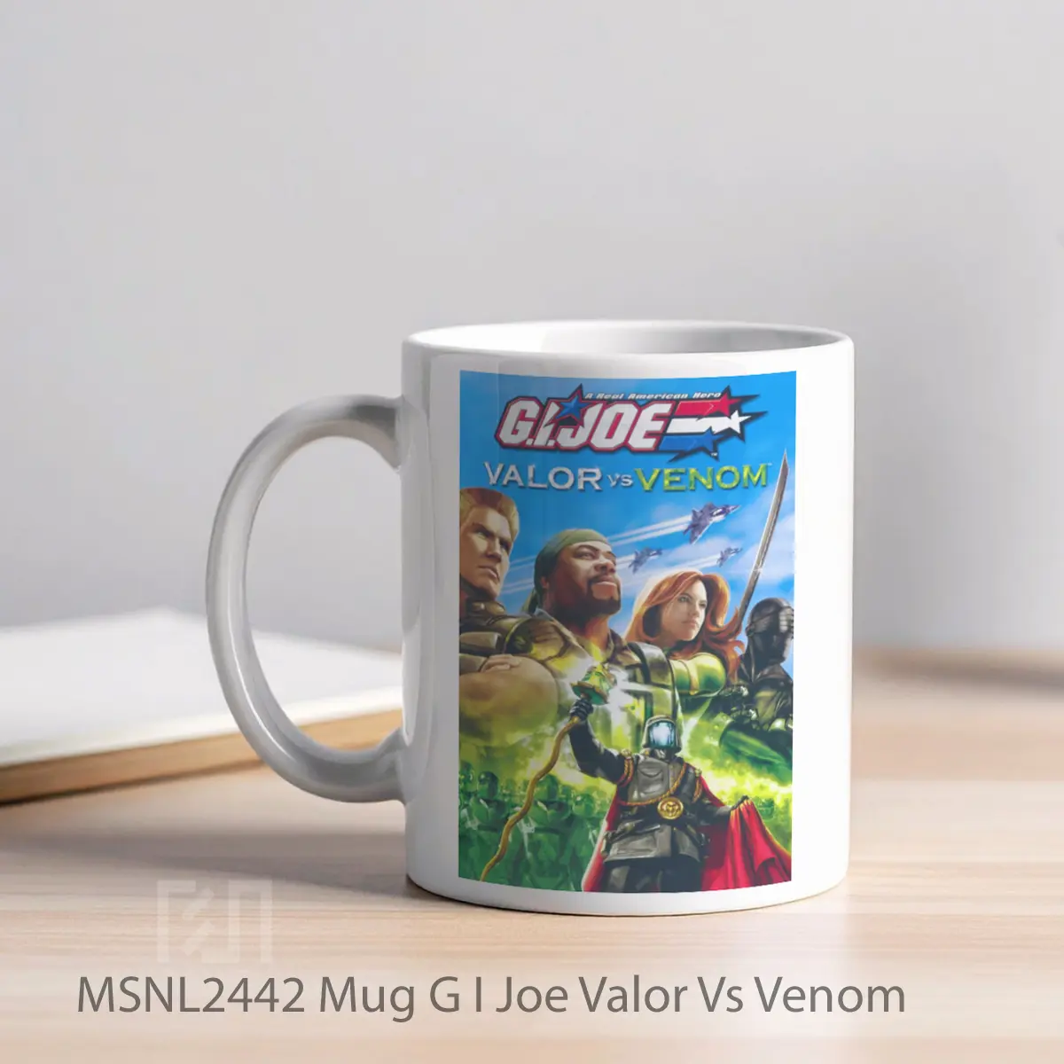 Mug G I Joe Valor Vs Venom Gelas Keramik Tema Film MSNL2442 - Tampak Kiri
