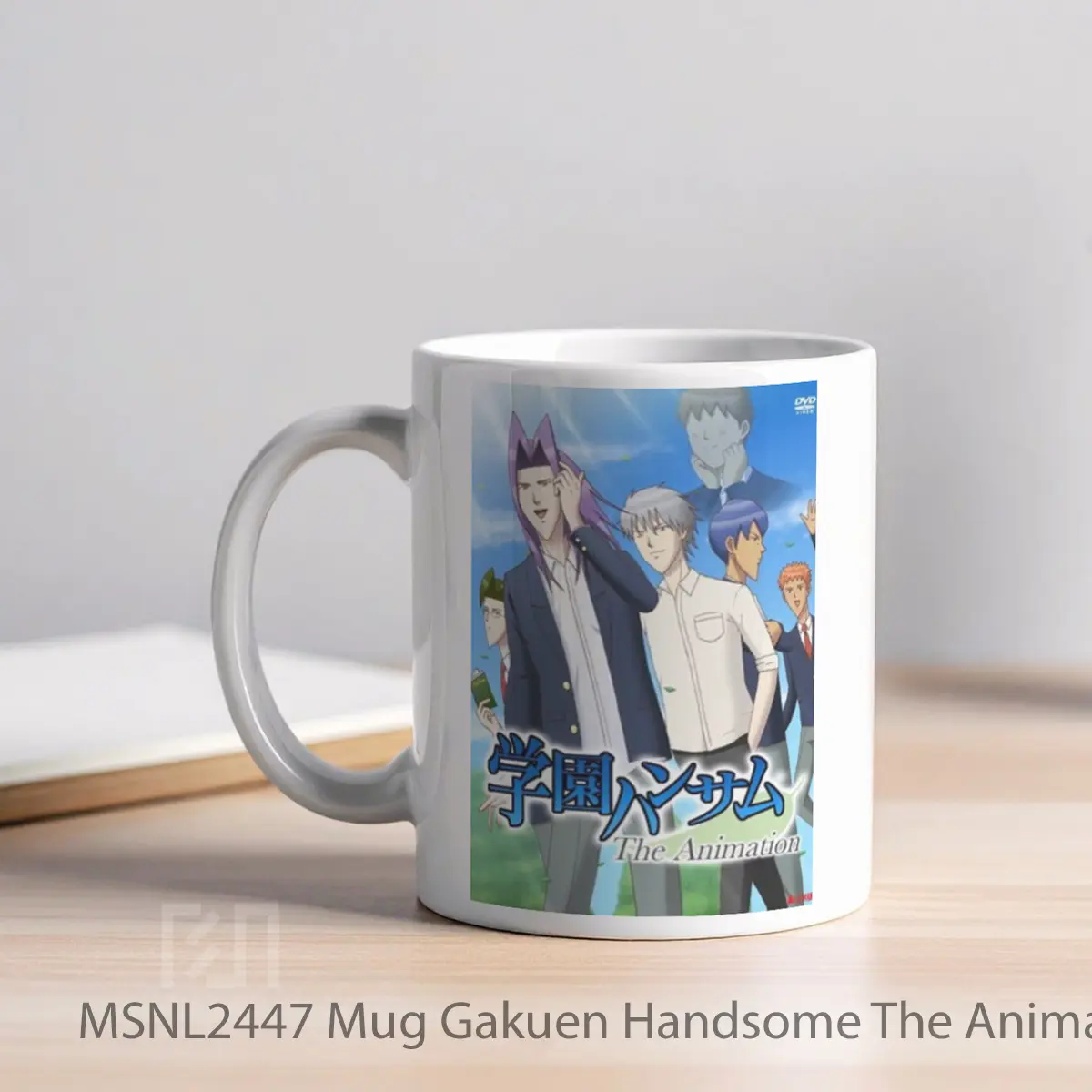 Mug Gakuen Handsome The Animation Gelas Keramik Tema Film MSNL2447 - Tampak Kiri