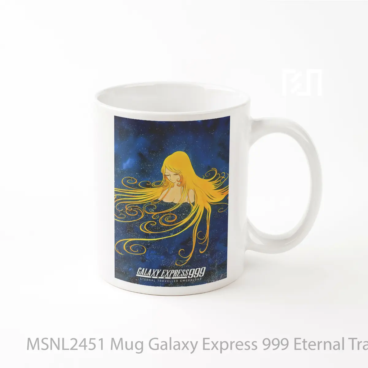 Mug Galaxy Express 999 Eternal Traveler Emeraldas Gelas Keramik Tema Film MSNL2451