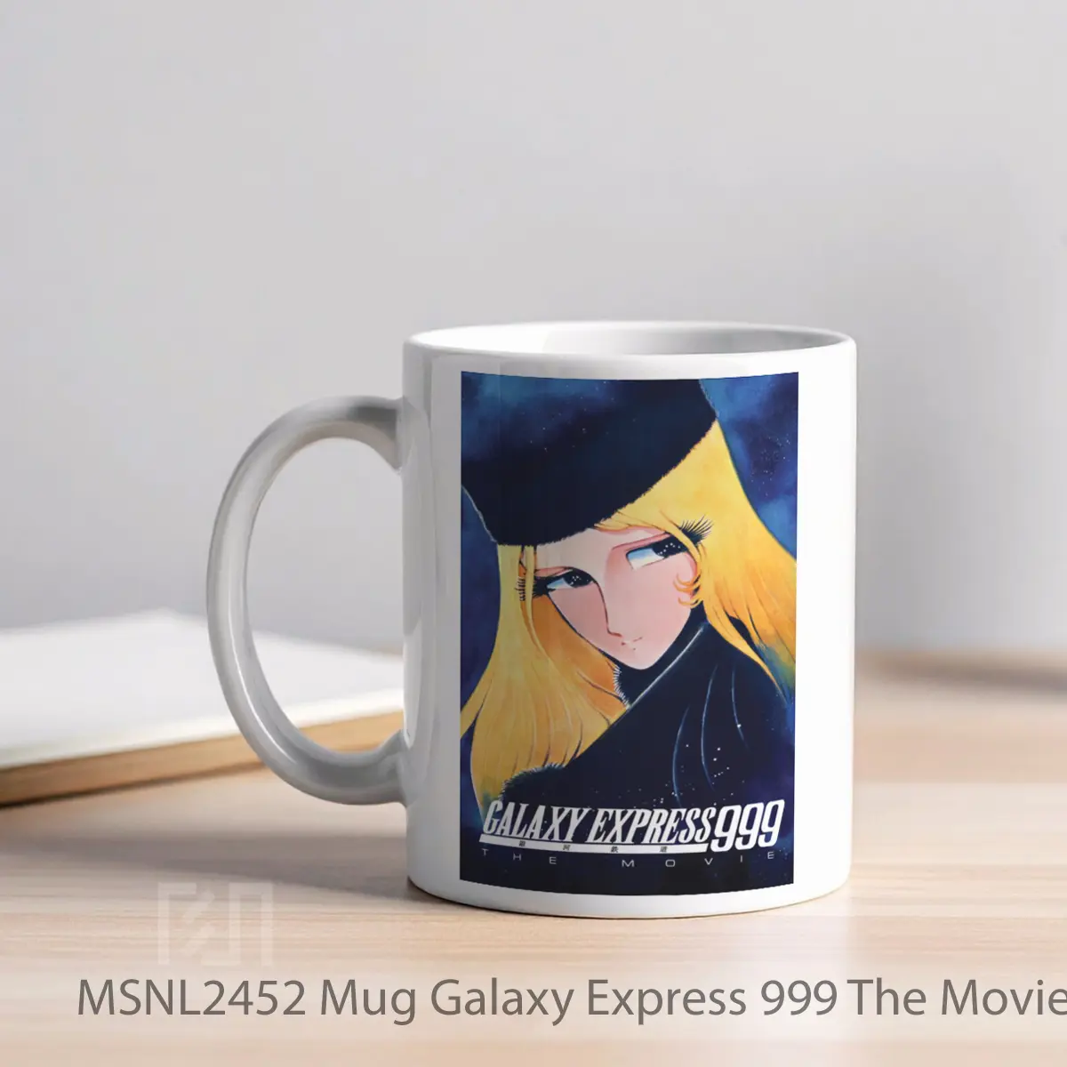 Mug Galaxy Express 999 The Movie Gelas Keramik Tema Film MSNL2452 - Tampak Kiri