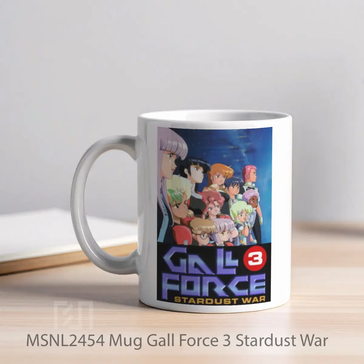 Mug Gall Force 3 Stardust War Gelas Keramik Tema Film MSNL2454 - Tampak Kiri