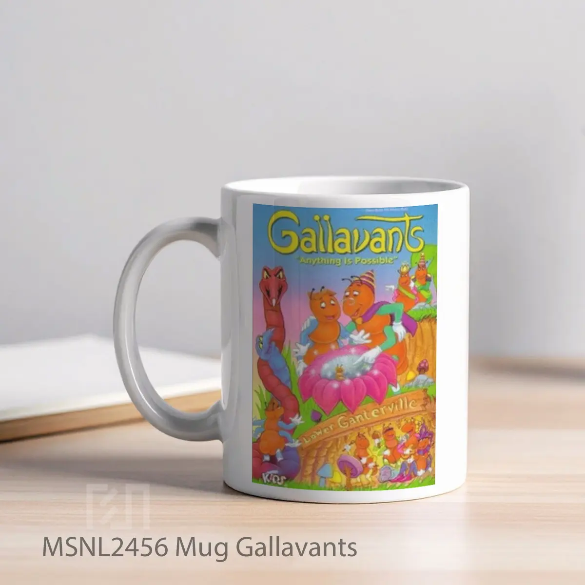 Mug Gallavants Gelas Keramik Tema Film MSNL2456 - Tampak Kiri