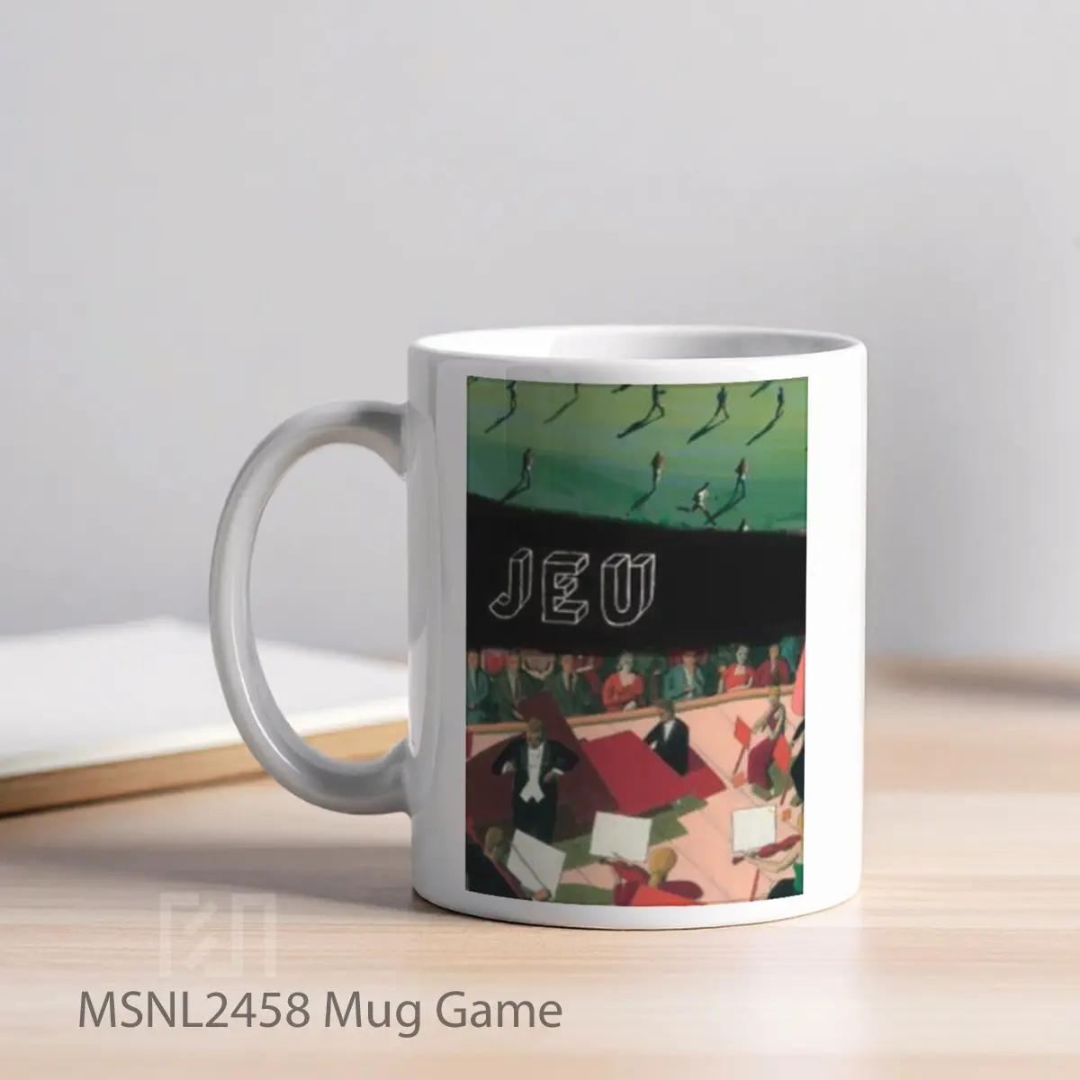 Mug Game Gelas Keramik Tema Film MSNL2458 - Tampak Kiri