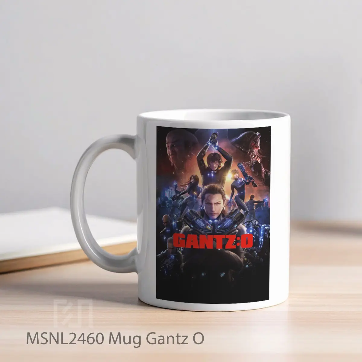 Mug Gantz O Gelas Keramik Tema Film MSNL2460 - Tampak Kiri