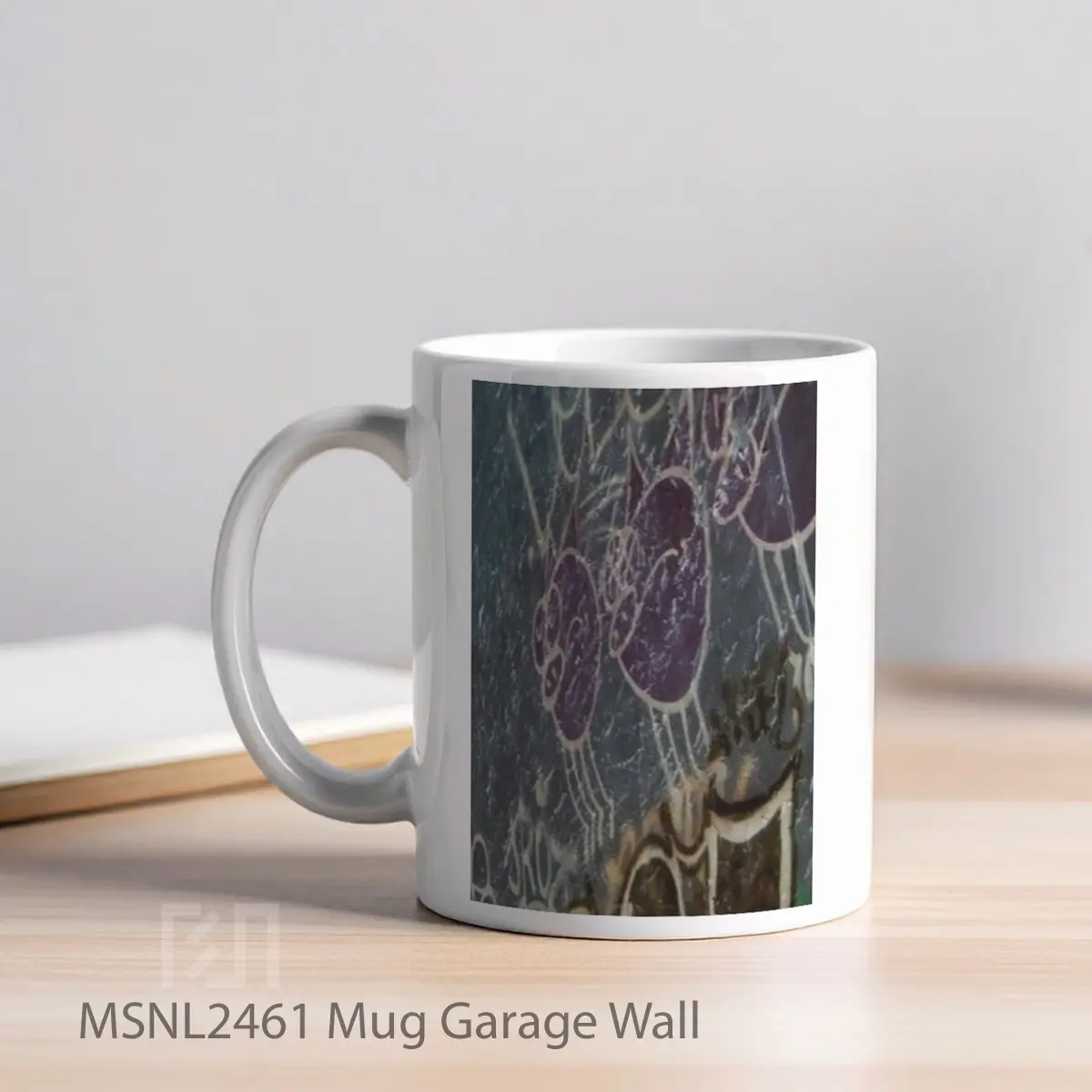 Mug Garage Wall Gelas Keramik Tema Film MSNL2461 - Tampak Kiri