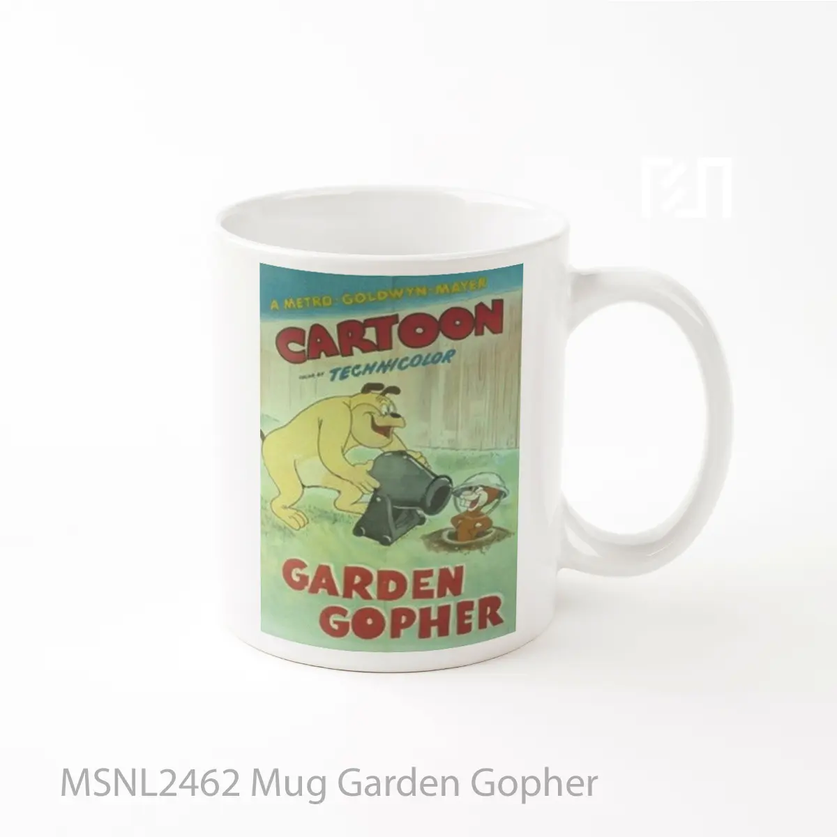 Mug Garden Gopher Gelas Keramik Tema Film MSNL2462