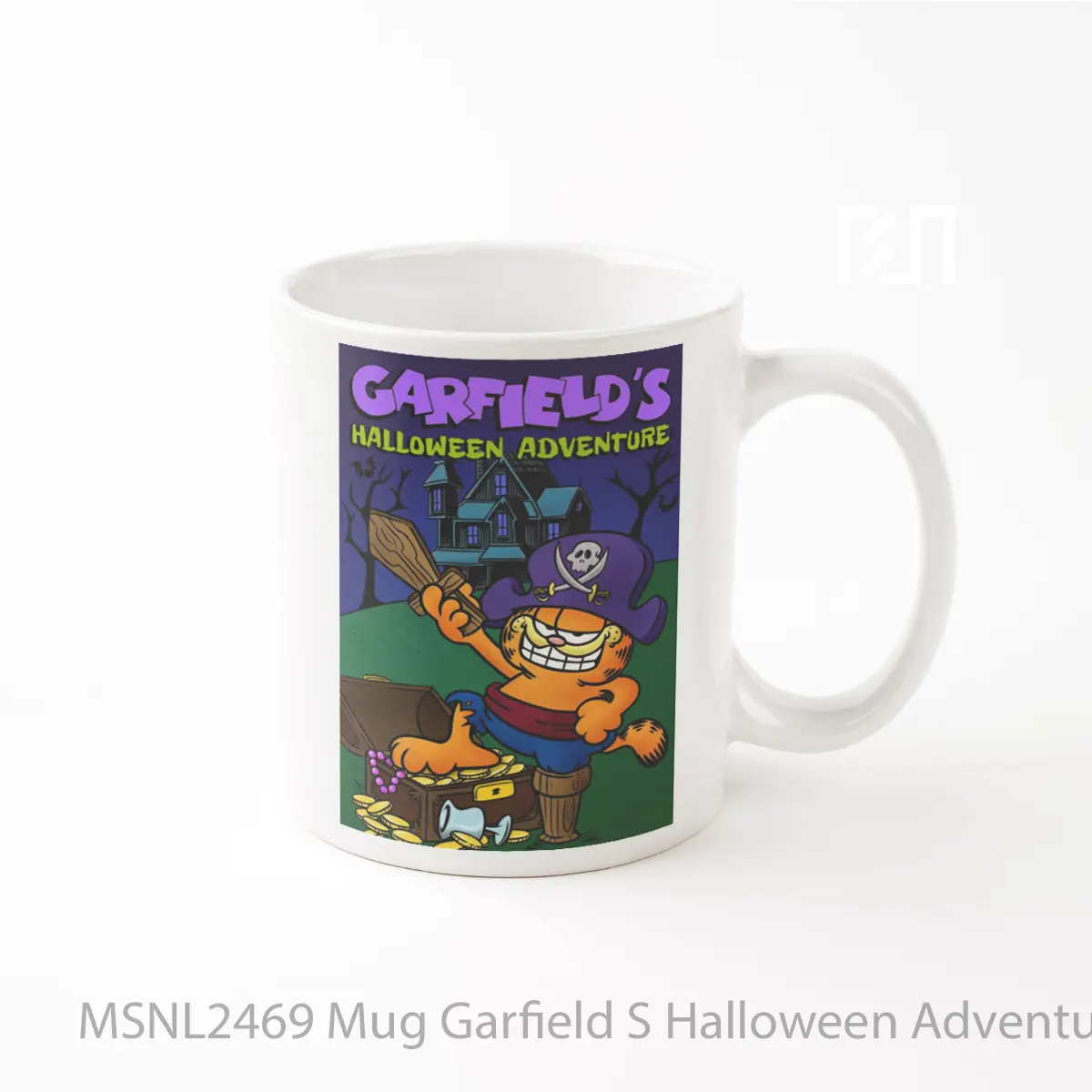 Mug Garfield S Halloween Adventure Gelas Keramik Tema Film MSNL2469