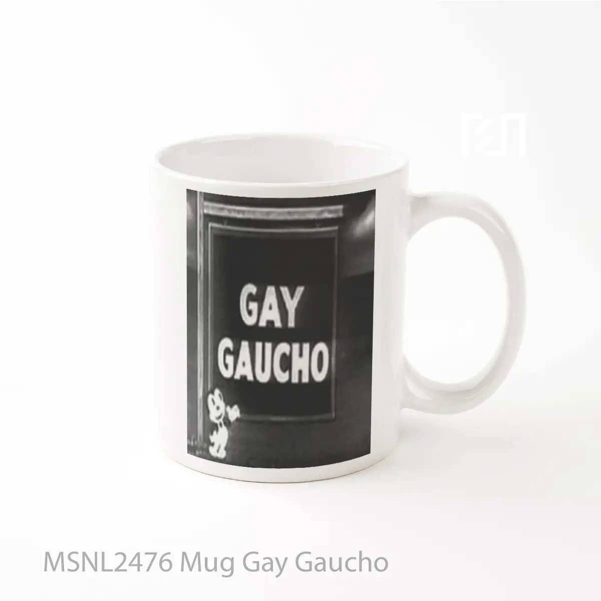 Mug Gay Gaucho Gelas Keramik Tema Film MSNL2476