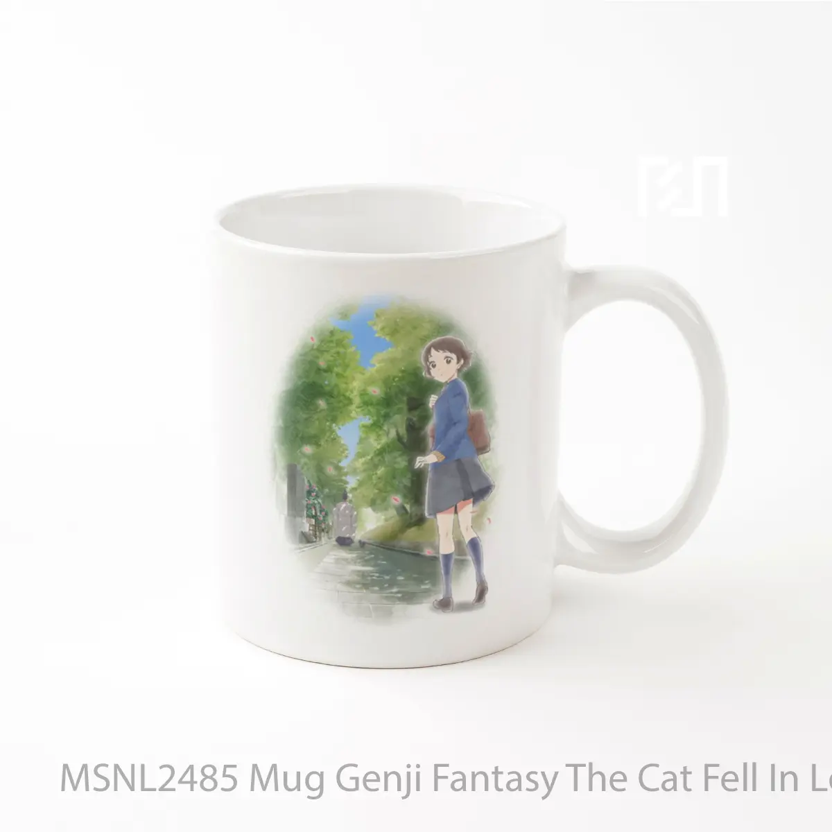 Mug Genji Fantasy The Cat Fell In Love With Hikaru Genji Gelas Keramik Tema Film MSNL2485