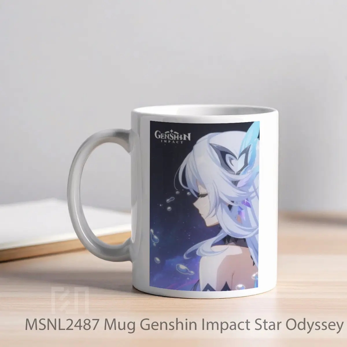Mug Genshin Impact Star Odyssey Gelas Keramik Tema Film MSNL2487 - Tampak Kiri