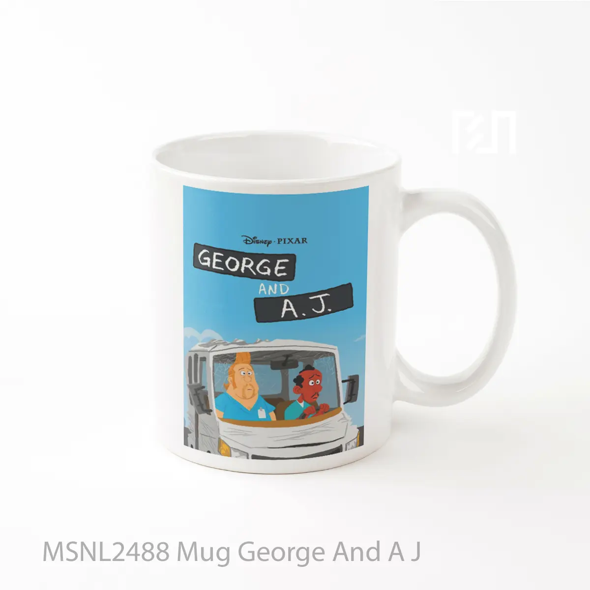 Mug George And A J Gelas Keramik Tema Film MSNL2488