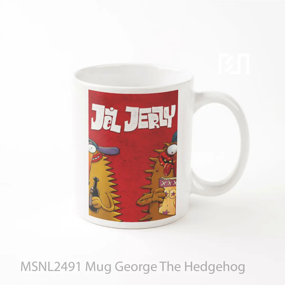 Mug George The Hedgehog Gelas Keramik Tema Film MSNL2491
