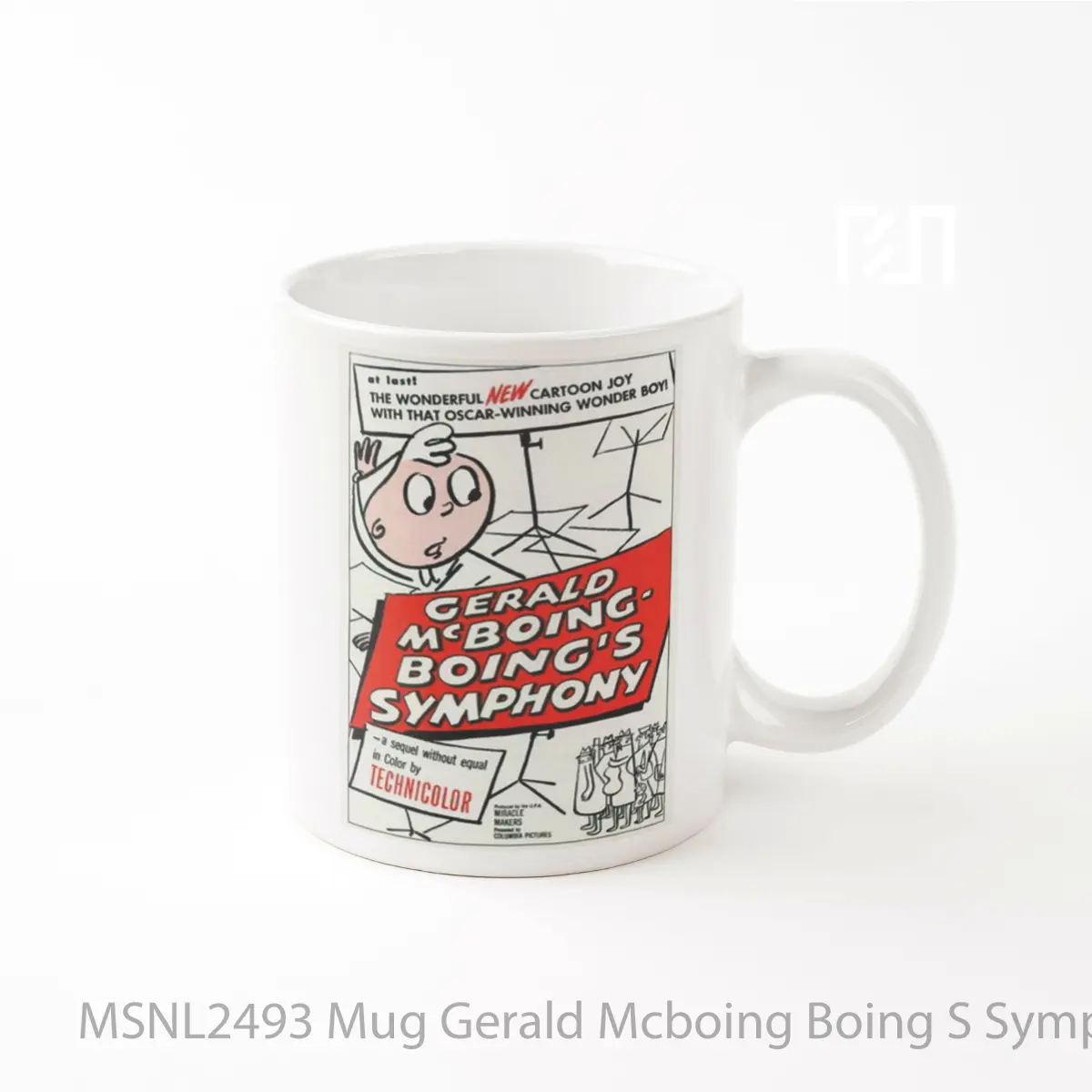 Mug Gerald Mcboing Boing S Symphony Gelas Keramik Tema Film MSNL2493
