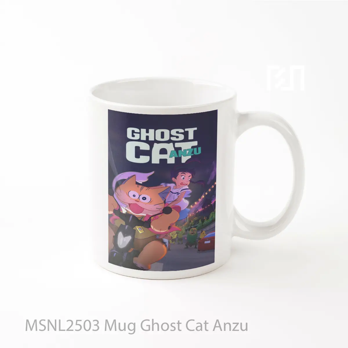 Mug Ghost Cat Anzu Gelas Keramik Tema Film MSNL2503