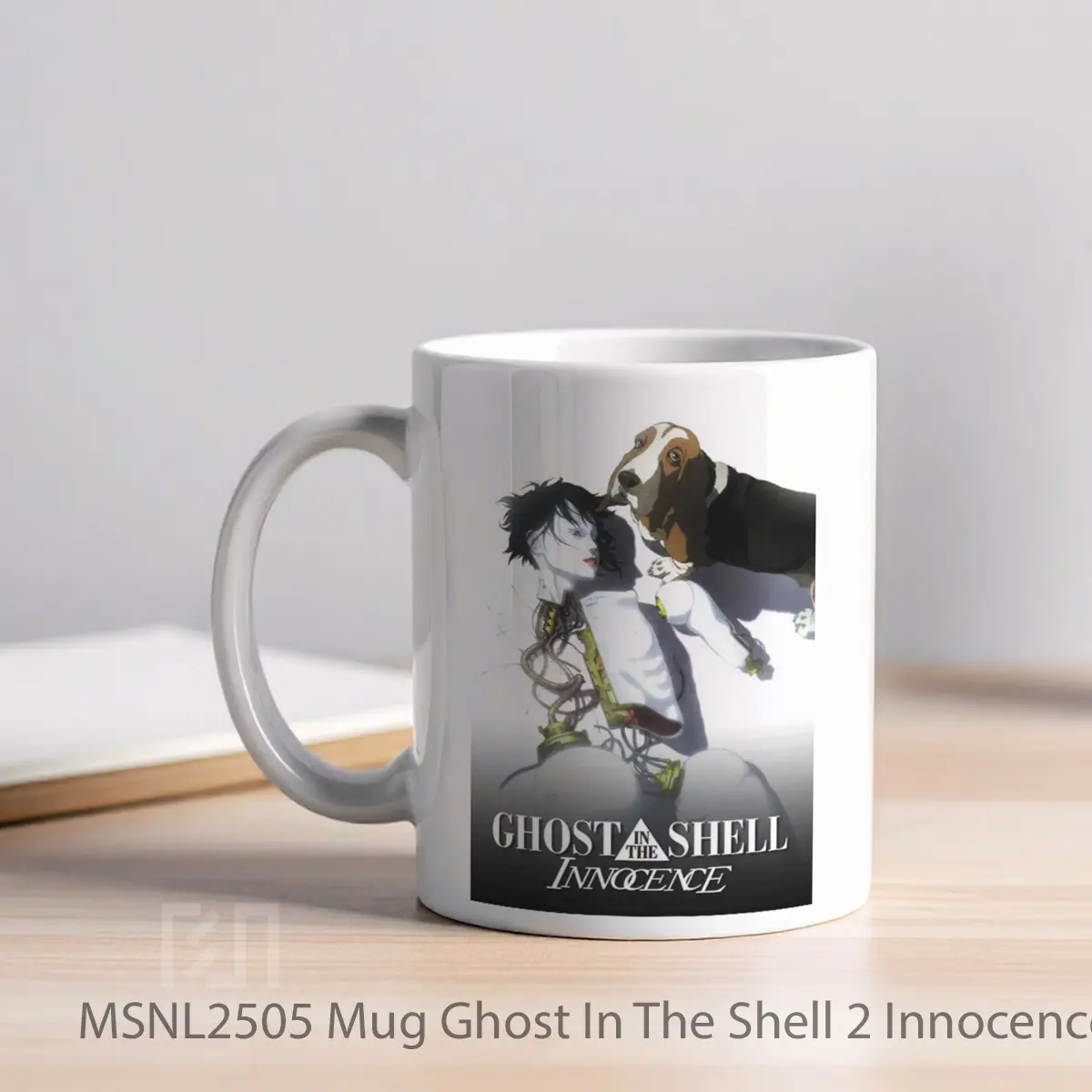 Mug Ghost In The Shell 2 Innocence Gelas Keramik Tema Film MSNL2505 - Tampak Kiri