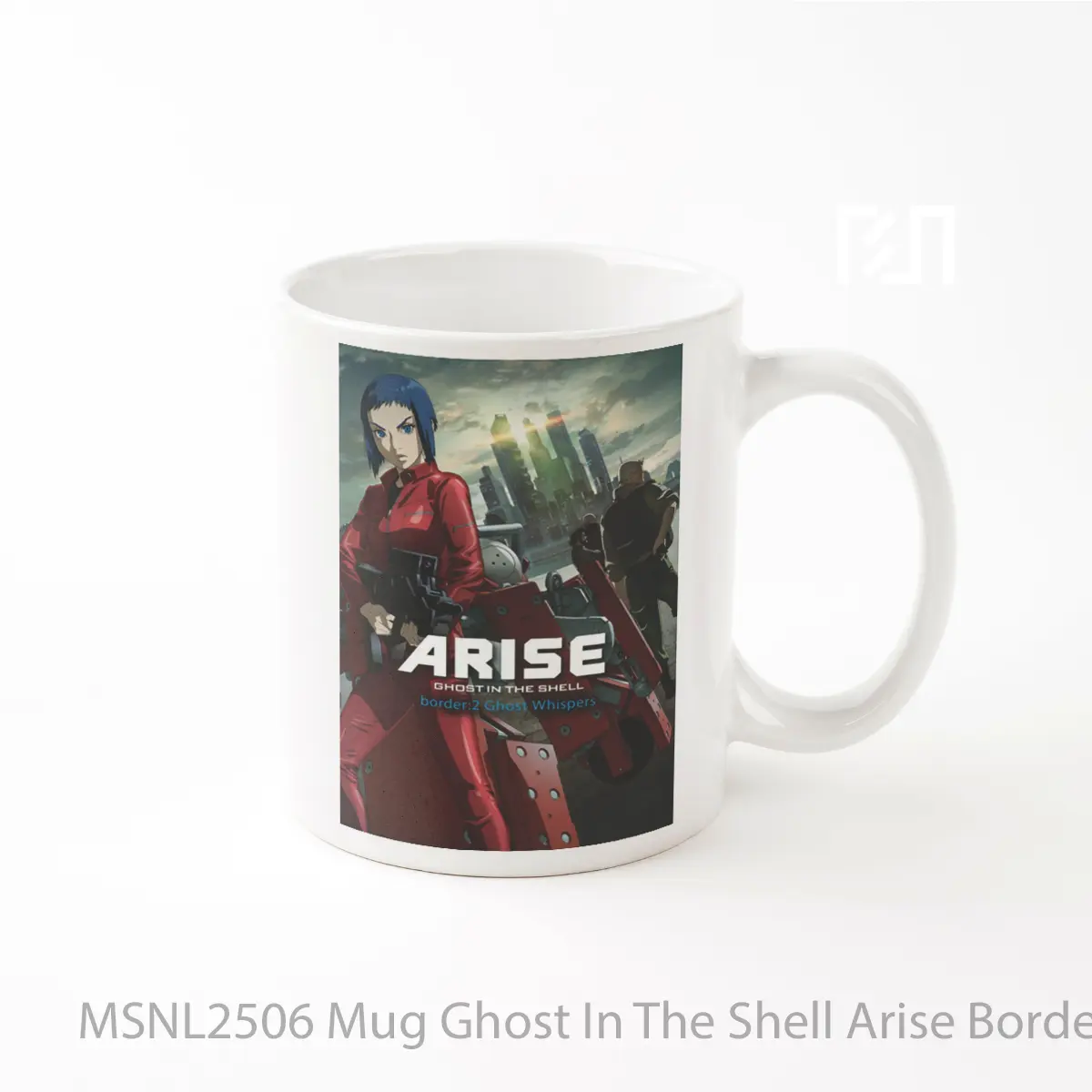 Mug Ghost In The Shell Arise Border 2 Ghost Whispers Gelas Keramik Tema Film MSNL2506