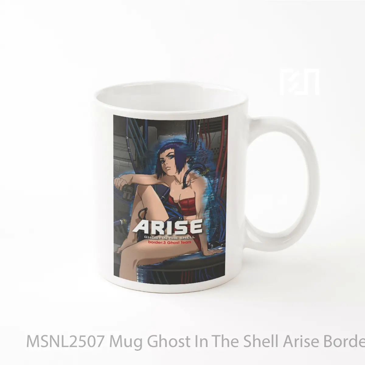 Mug Ghost In The Shell Arise Border 3 Ghost Tears Gelas Keramik Tema Film MSNL2507