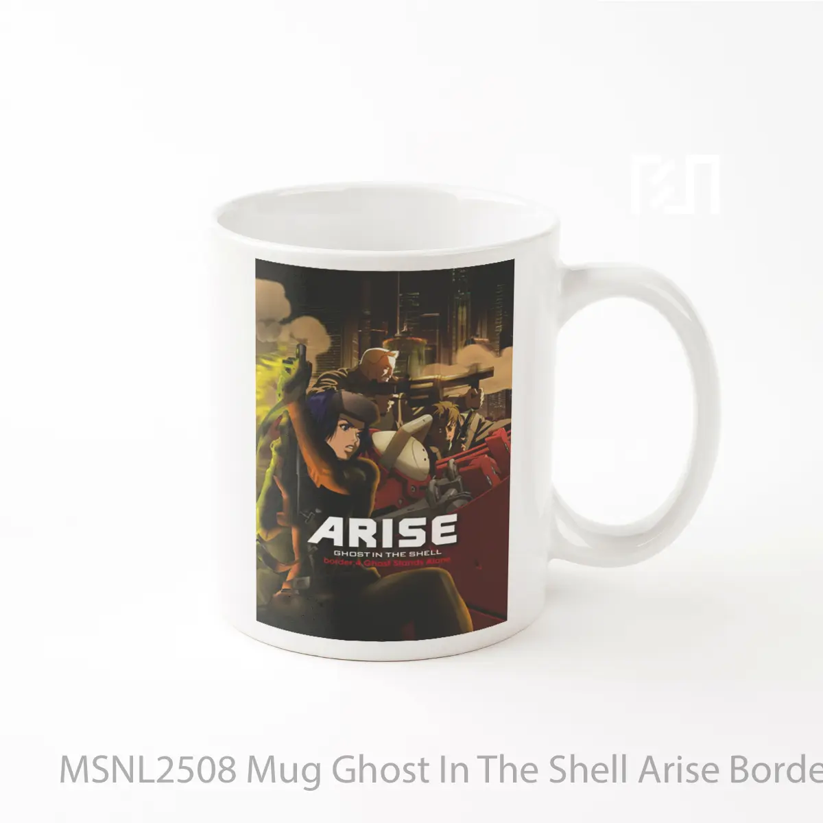 Mug Ghost In The Shell Arise Border 4 Ghost Stands Alone Gelas Keramik Tema Film MSNL2508