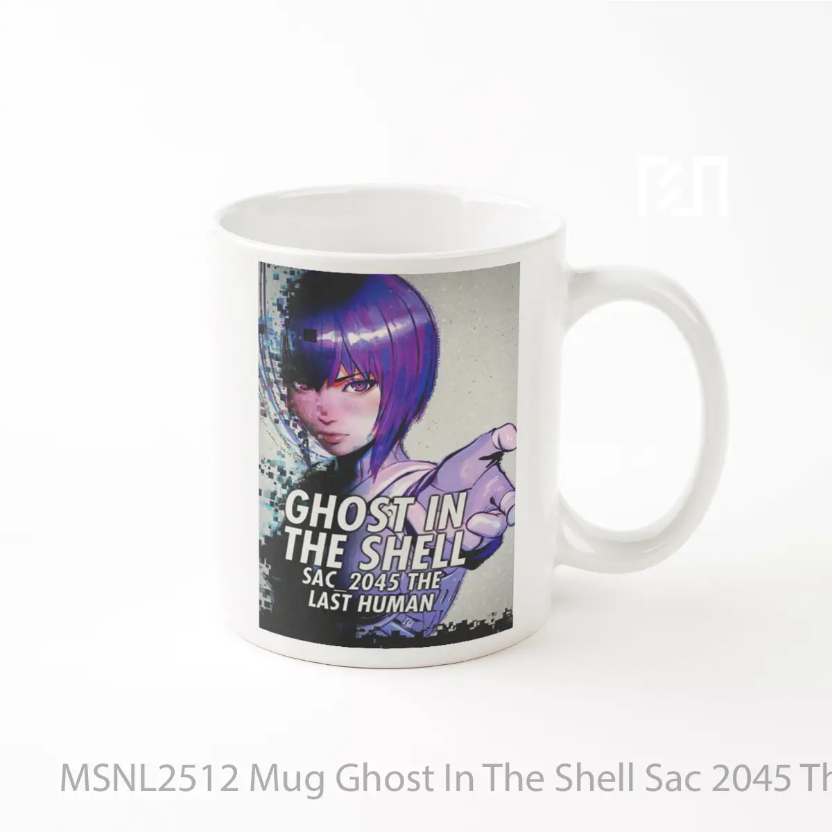 Mug Ghost In The Shell Sac 2045 The Last Human Gelas Keramik Tema Film MSNL2512