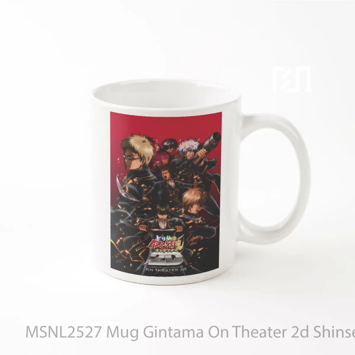 Mug Gintama On Theater 2d Shinsengumi Crisis Arc Gelas Keramik Tema Film MSNL2527