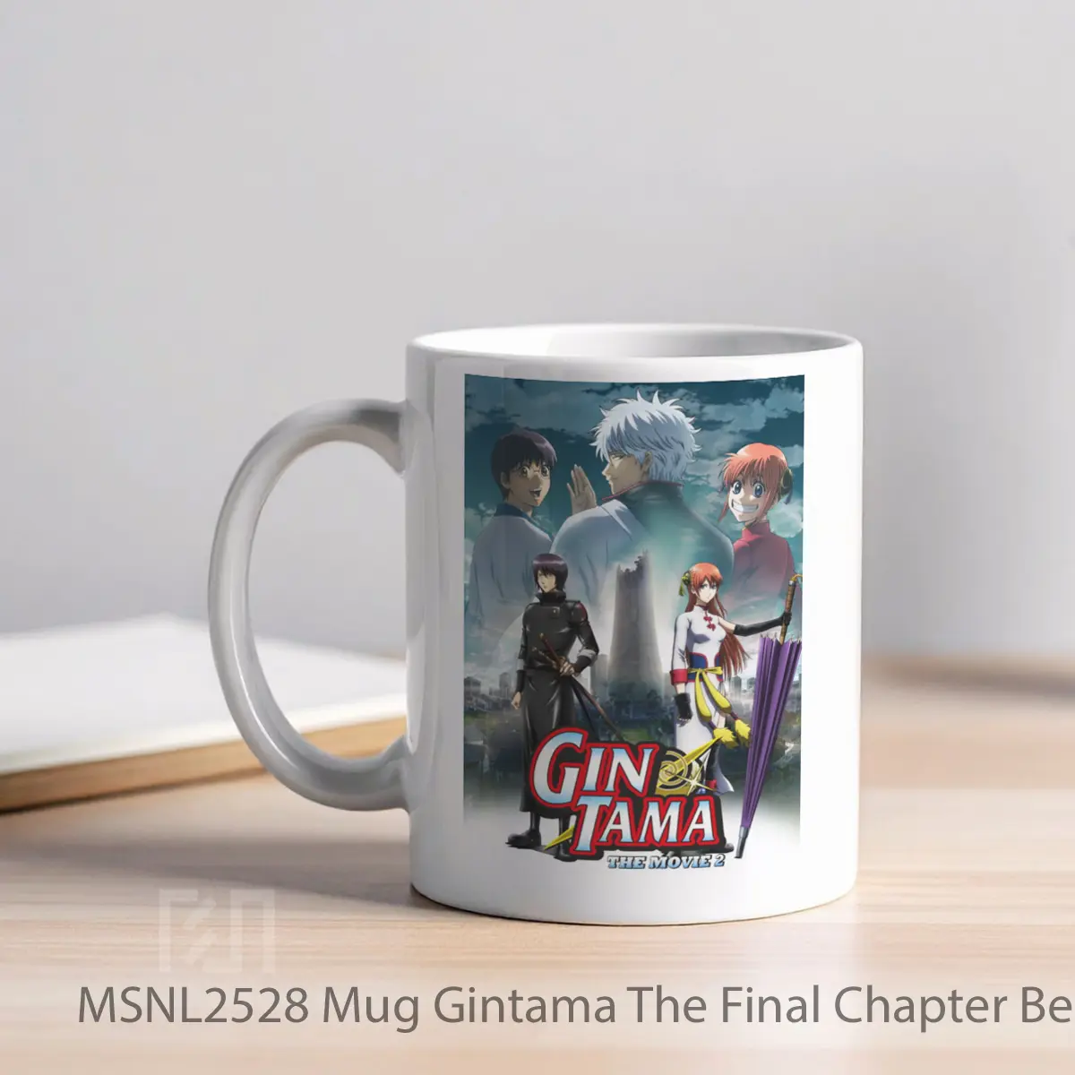 Mug Gintama The Final Chapter Be Forever Yorozuya Gelas Keramik Tema Film MSNL2528 - Tampak Kiri