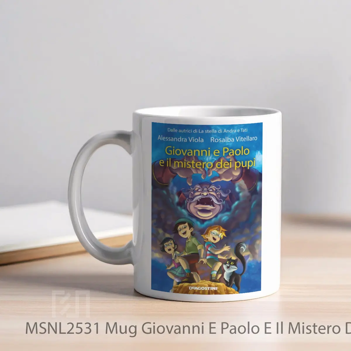 Mug Giovanni E Paolo E Il Mistero Dei Pupi Gelas Keramik Tema Film MSNL2531 - Tampak Kiri