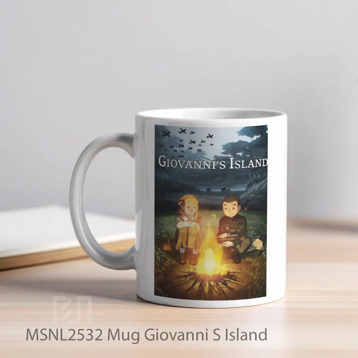 Mug Giovanni S Island Gelas Keramik Tema Film MSNL2532 - Tampak Kiri