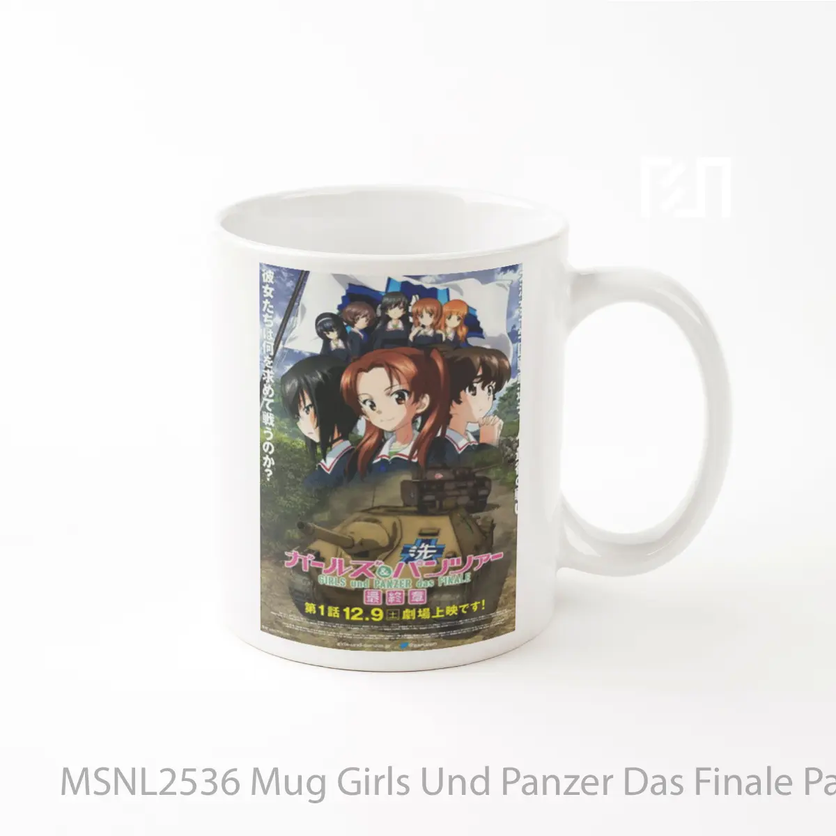 Mug Girls Und Panzer Das Finale Part 1 Gelas Keramik Tema Film MSNL2536