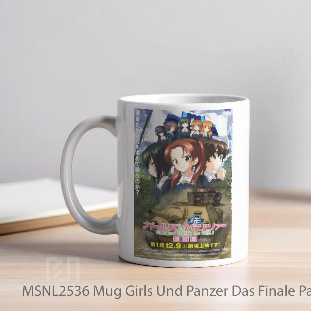 Mug Girls Und Panzer Das Finale Part 1 Gelas Keramik Tema Film MSNL2536 - Tampak Kiri