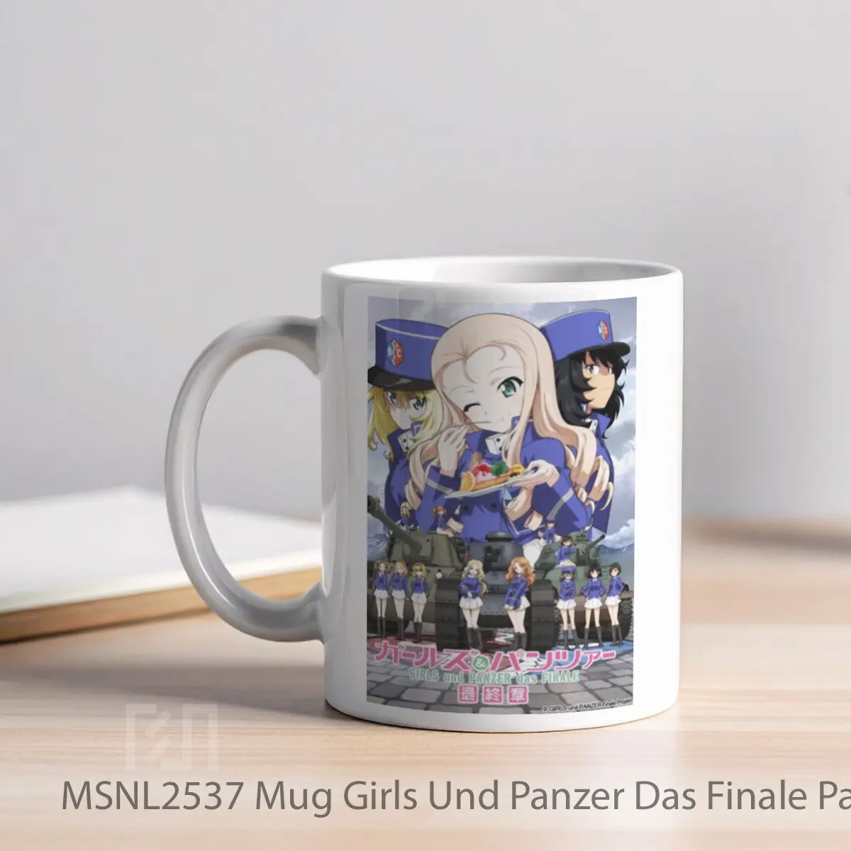 Mug Girls Und Panzer Das Finale Part 2 Gelas Keramik Tema Film MSNL2537 - Tampak Kiri