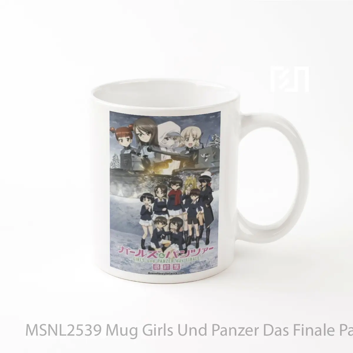 Mug Girls Und Panzer Das Finale Part 4 Gelas Keramik Tema Film MSNL2539